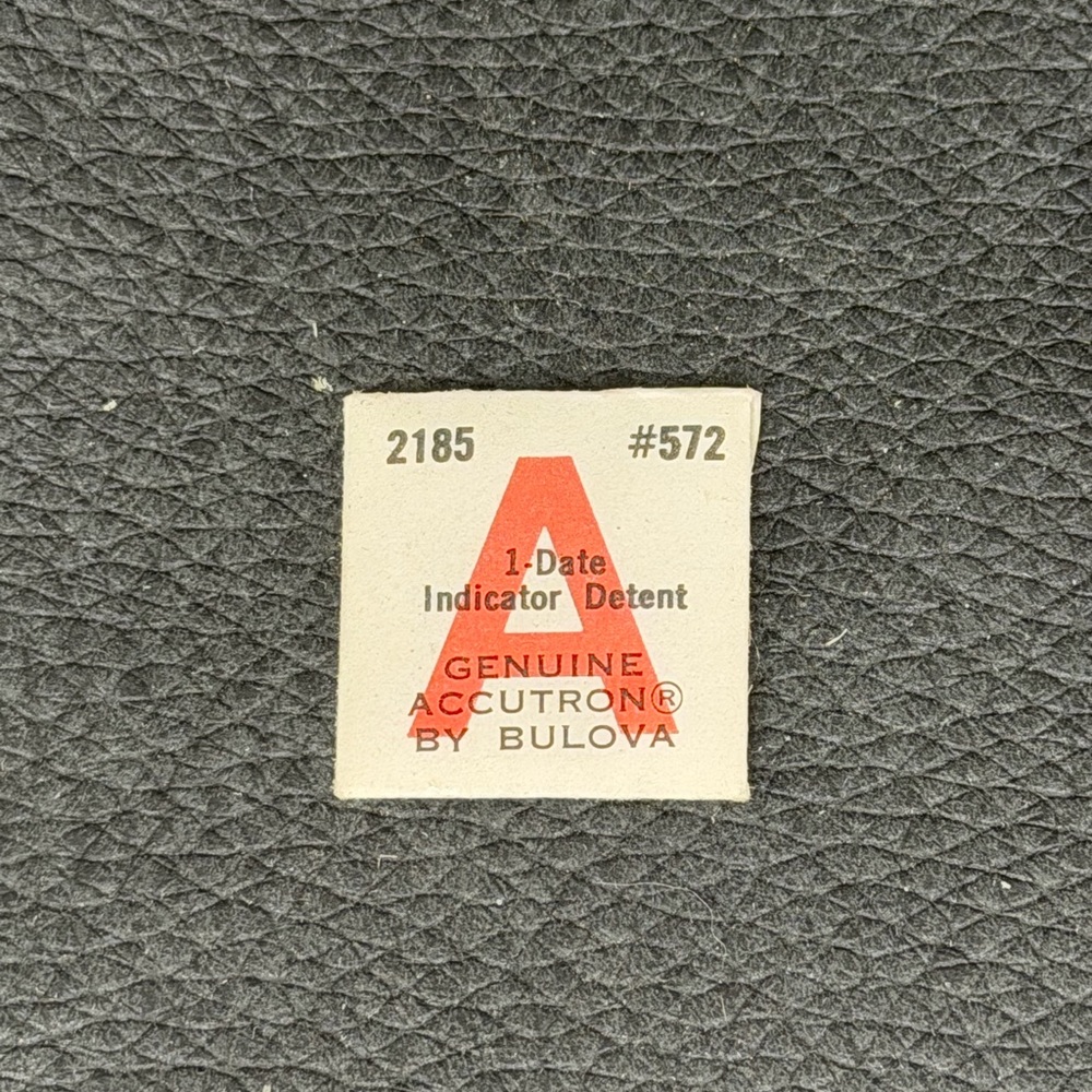 NOS Genuine Accutron by Bulova Watch Part A 2185 #572.  Date Indicator Detent.